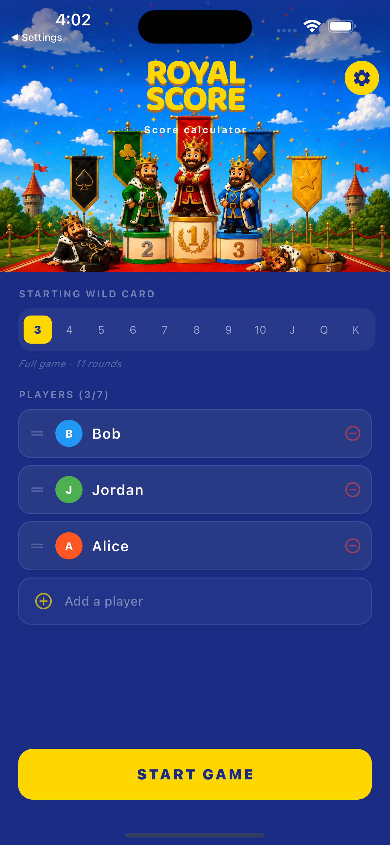 Player selection